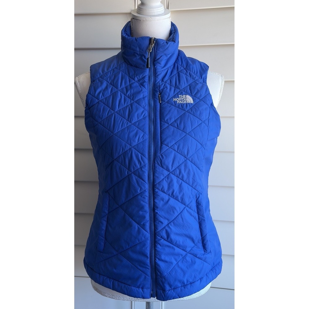 The North Face Primaloft Vest‎ Womens S Blue Quilted Puffer Hiking Gorpcore Read